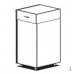 Вертикальный морозильный шкаф DELICE ARP/40B