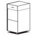 Вертикальный морозильный шкаф DELICE ARP/41B